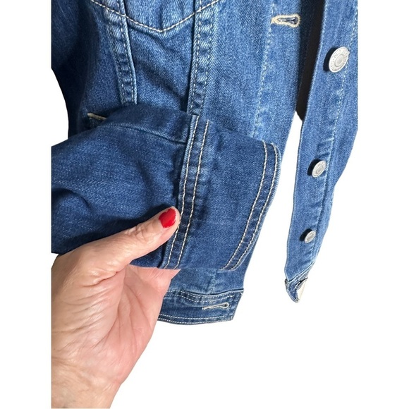 Old Navy Slight Stretch Jean Jacket S - Picture 4 of 6